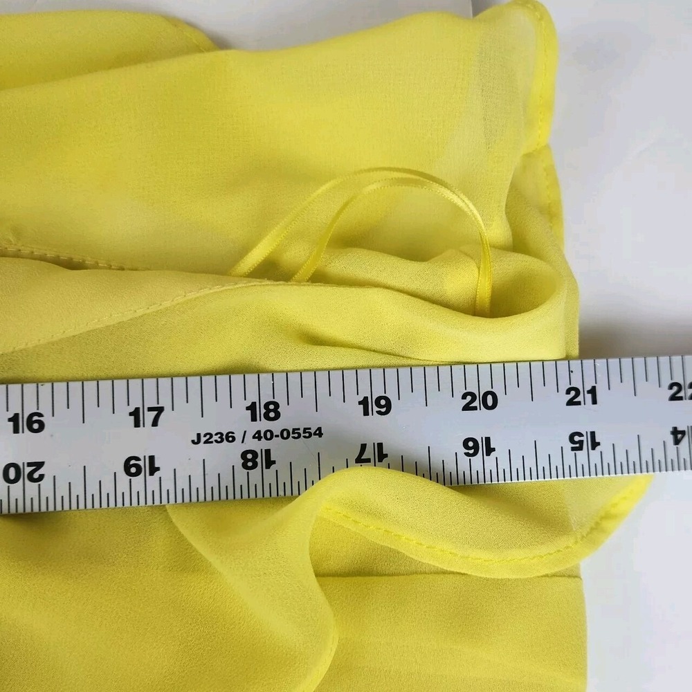 River Island Womens Halter Maxi Dress US 16 XL Yellow Beach Tropical‎ Resortwear - Picture 10 of 16